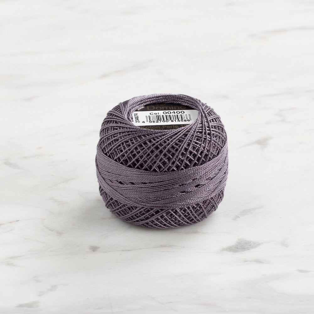 Domino Koton Perle 5gr Koyu Gri No:12 Nakış İpliği - 4590012-400